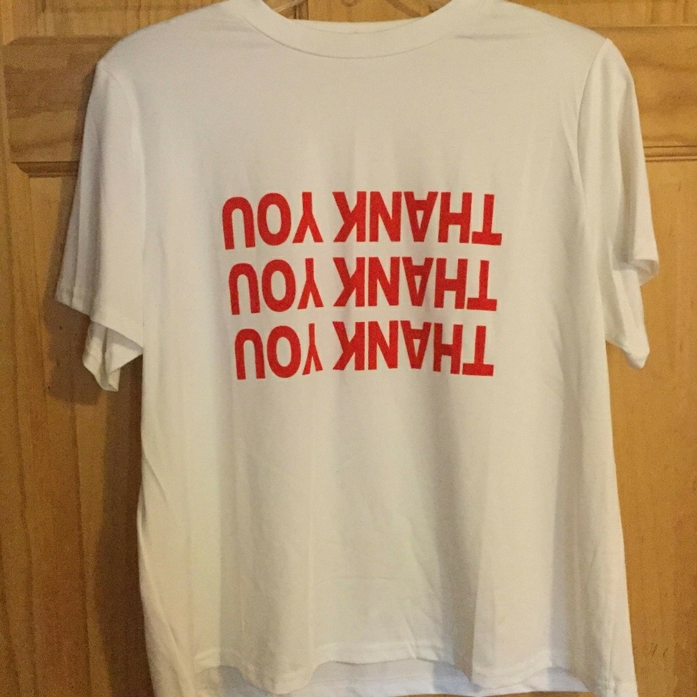 "Thank You" Plastic Bag Design T-Shirt